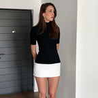 Lisbeth High Neck Mini Dress
