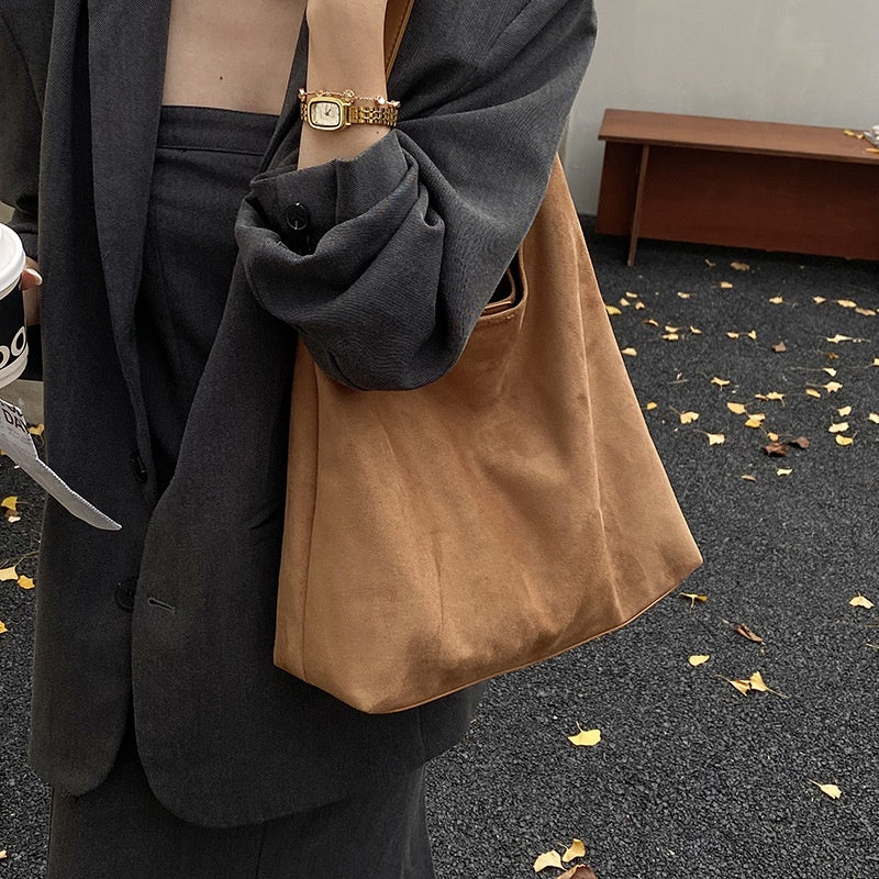 Sienna Suede Tote Bag