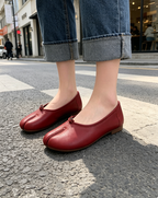 Bianca Split-Toe Leather Mules