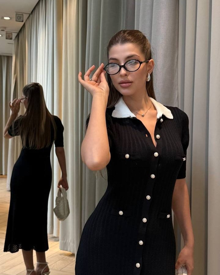 Élise Knit Midi Dress
