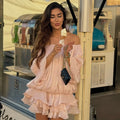Rosalie Étoile Off-Shoulder Mini Dress