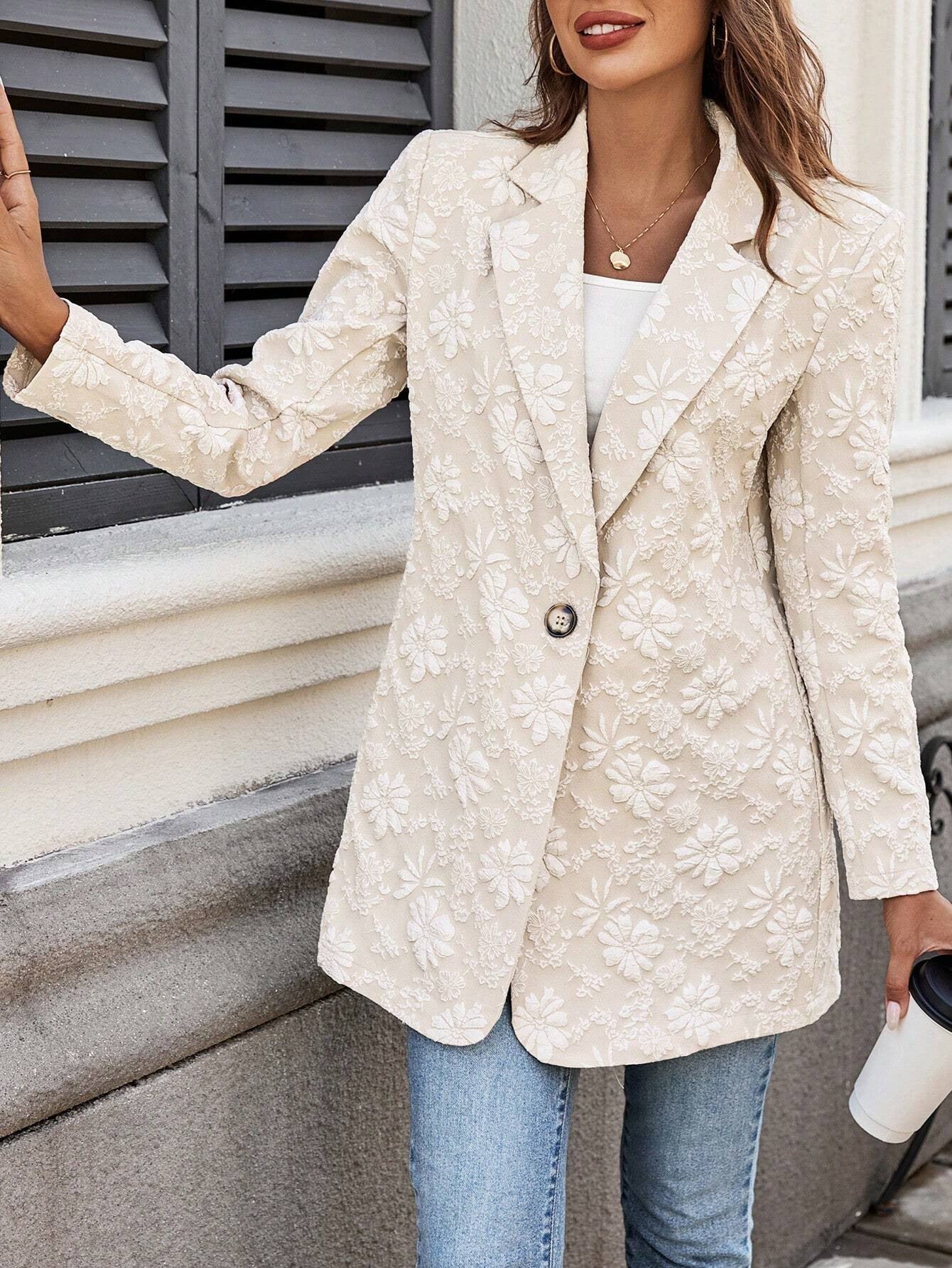 Aurielle Jacquard Blazer