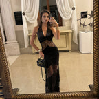 Evelina Lace Panel Maxi Dress
