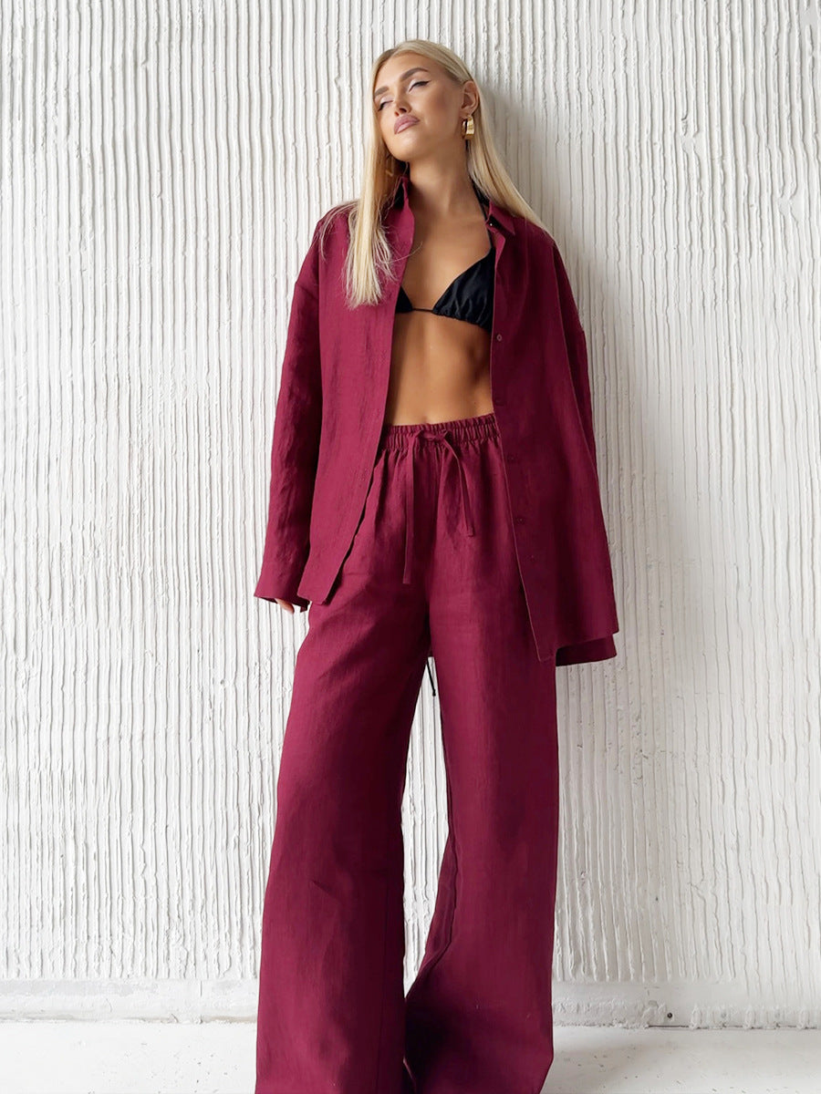 Aurelia Relaxed Cotton Lounge Set