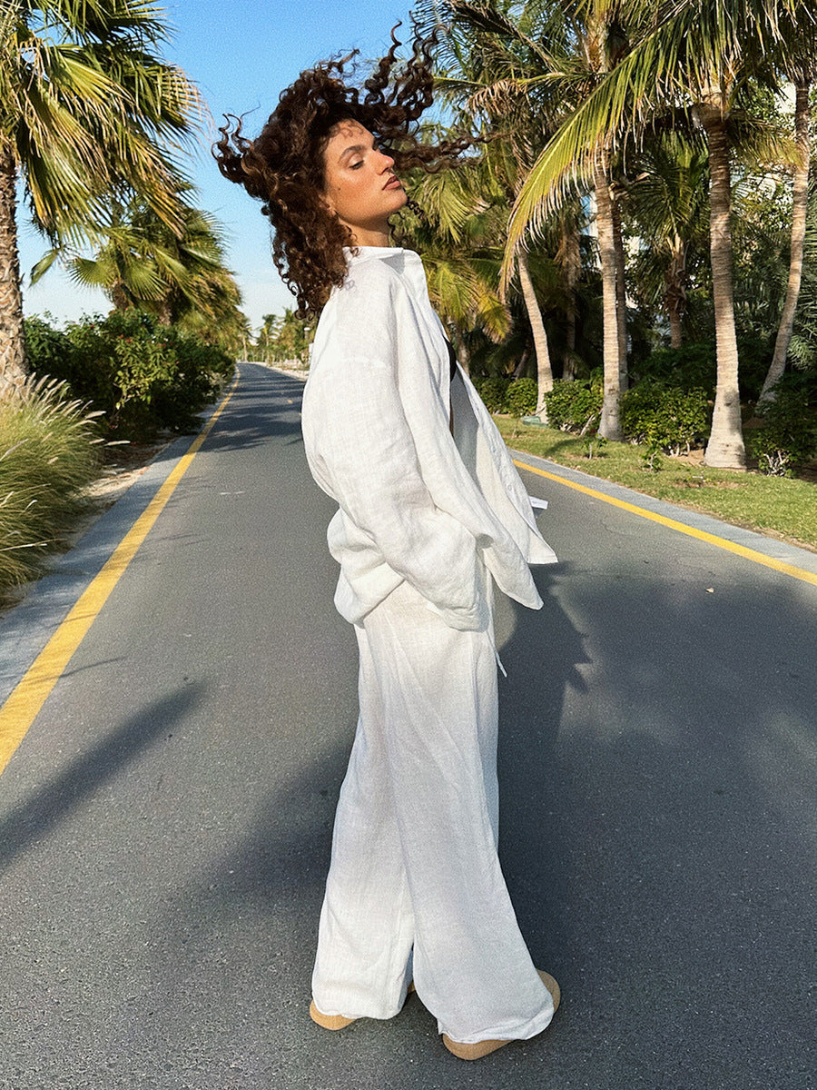 Aurelia Relaxed Cotton Lounge Set