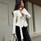 Elowen Tailored Scarf Blazer