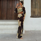 Sofia Floral Maxi Skirt Set