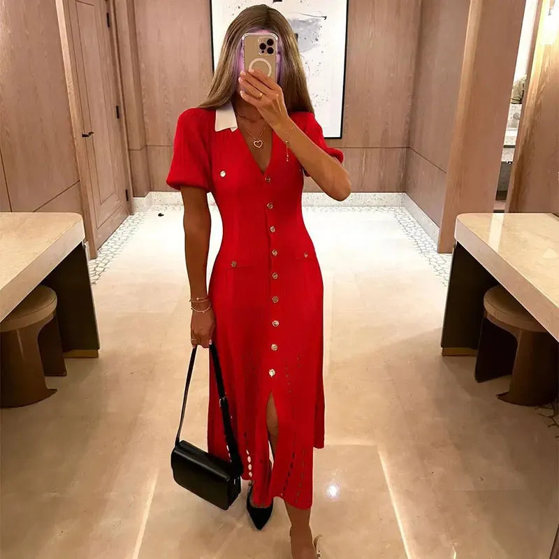 Élise Knit Midi Dress