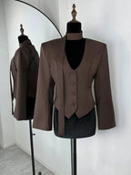 Elowen Tailored Scarf Blazer