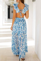 Rosalie Floral Cut-Out Maxi Dress