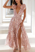 Rosalie Floral Cut-Out Maxi Dress