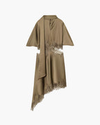 Celeste Asymmetric Satin Mini Dress