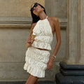 Celeste Pleated Backless Two-Piece Set