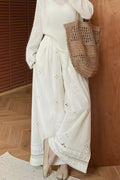 Elara Lace Wide Leg Trousers
