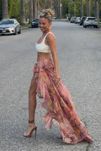 Rosalie Cascade Floral Maxi Skirt