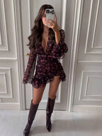 Rosalie Ruffle Mini Dress