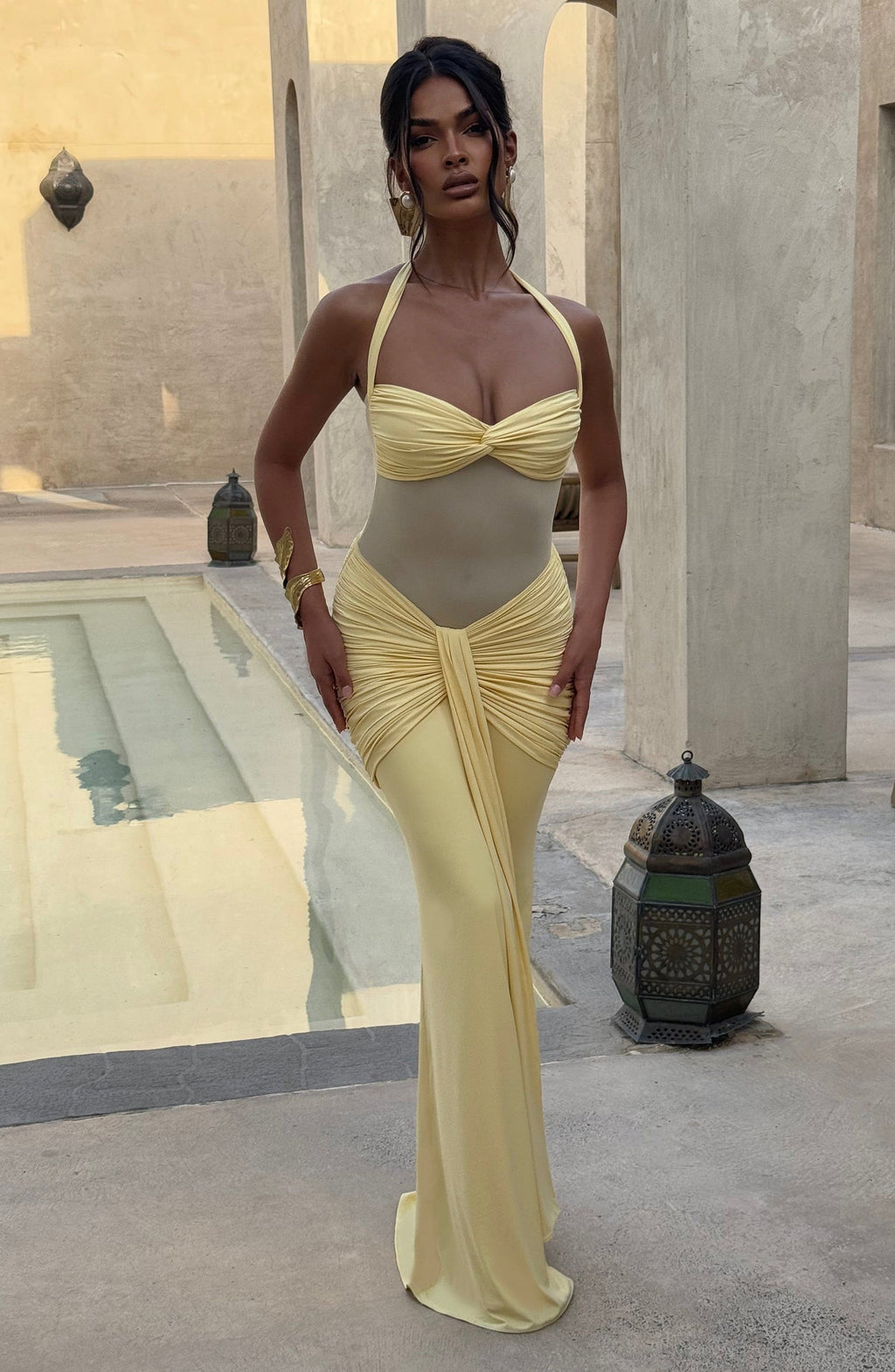 Fenella Backless Maxi Dress